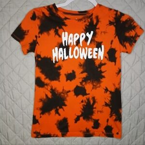 Way to Celebrate Happy Halloween Short Sleeve Kids -Large 10/12